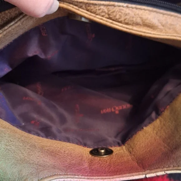 Authentic anuschka hand painted signed leather purse bag - Picture 7 of 10